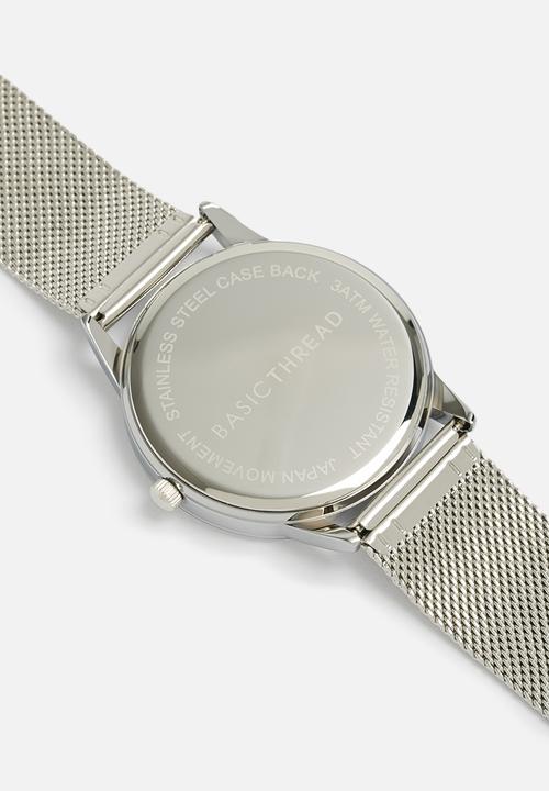 basicthread - Neil mesh strap watch