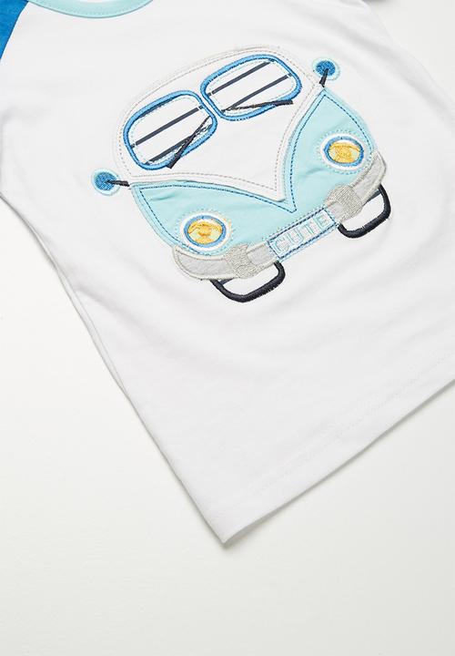 Babaluno - Hippy bus t-shirt and shorts set