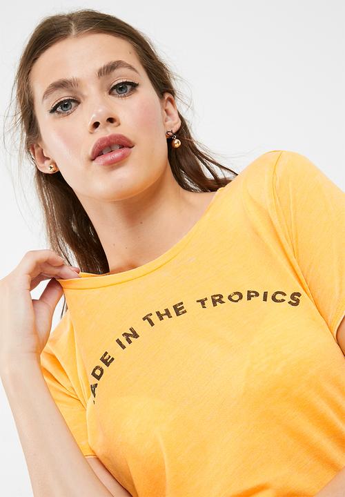 GUESS - Tropics made burnout tee