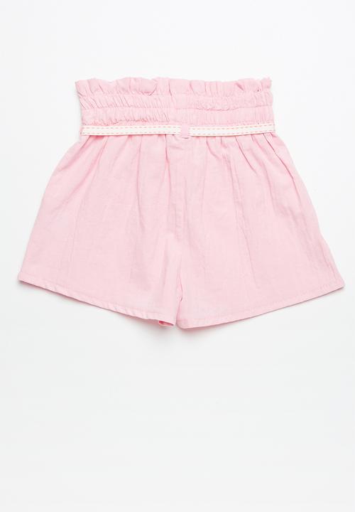 dailyfriday - Smocked waist shorts