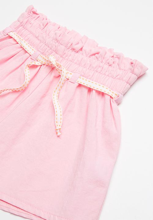 dailyfriday - Smocked waist shorts