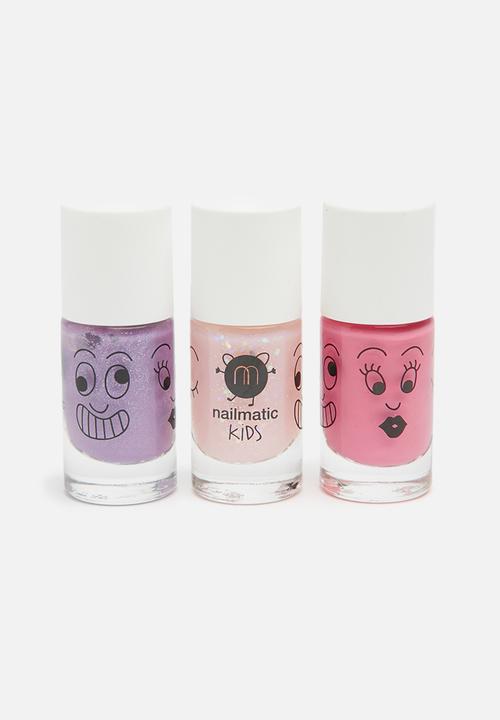 nailmatic - Kids Party 3 pack water based nail polish