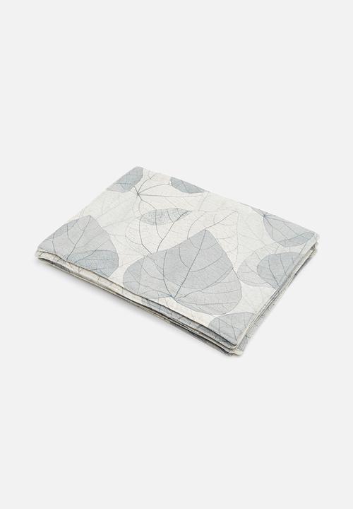 Grey Gardens - Grey leaves placemat set of 6