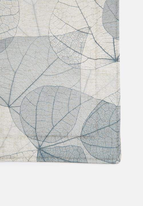 Grey Gardens - Grey leaves placemat set of 6