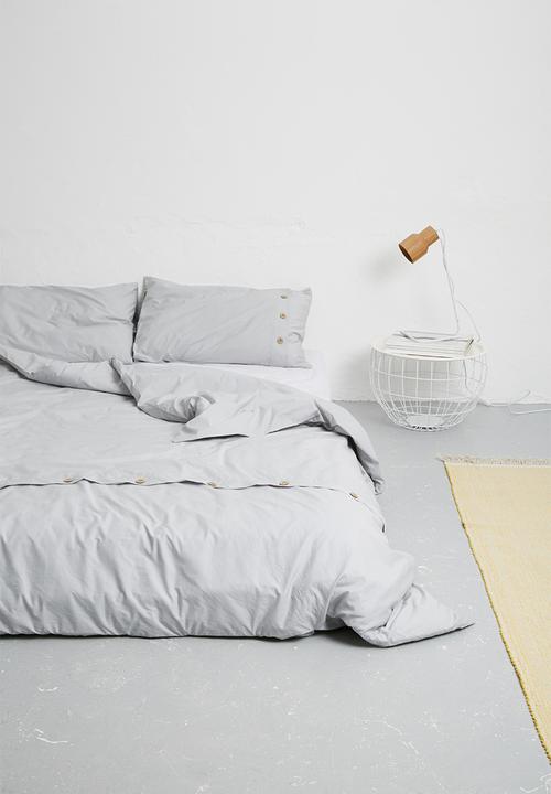Sixth Floor - Button edge duvet cover set