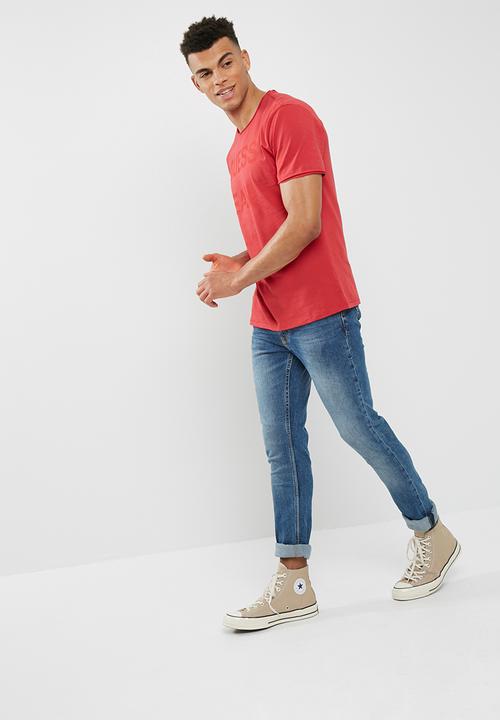 GUESS - Basic play logo crew tee