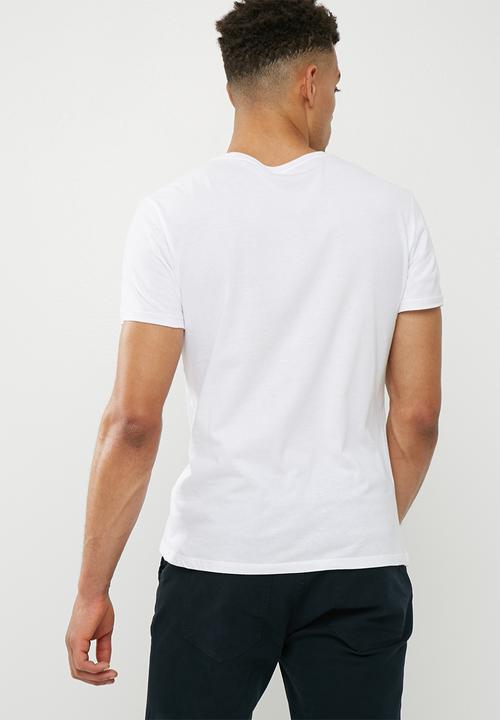 GUESS - Basic liner logo crew tee
