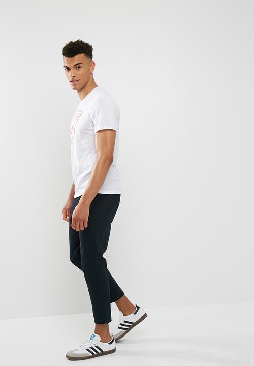 GUESS - Basic liner logo crew tee