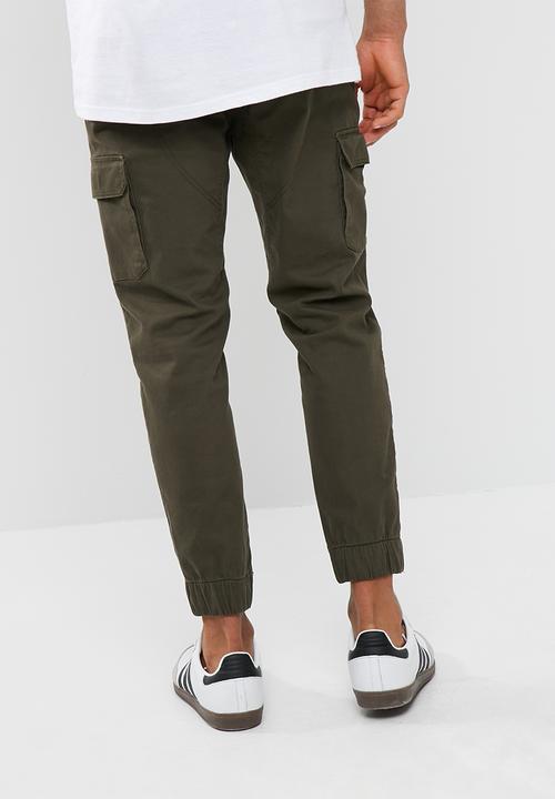 basicthread - Cuffed slim utility jogger