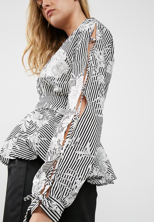 dailyfriday - Poplin blouse with ring detail
