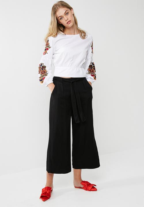 dailyfriday - Black culotte pant