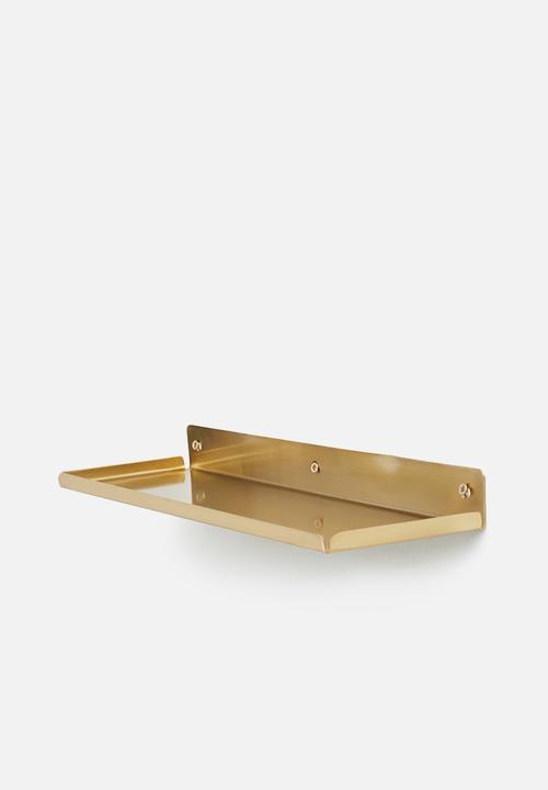 Sixth Floor - Tatsuo wall shelf - gold
