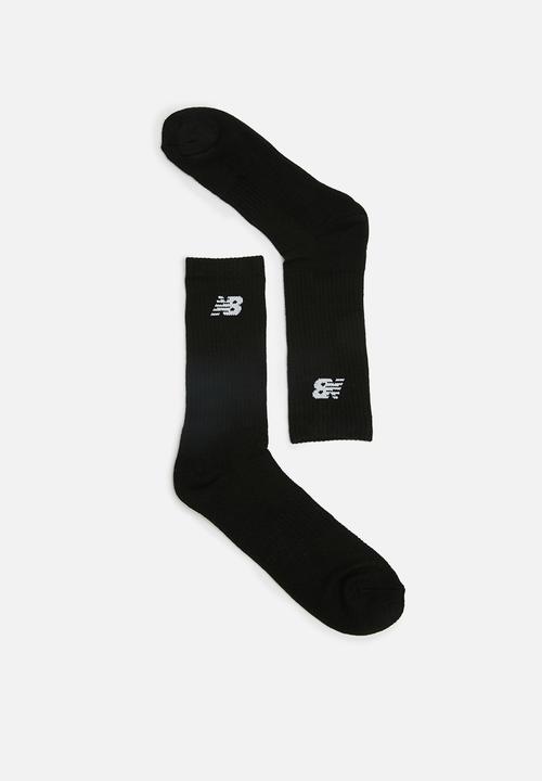 new balance socks black