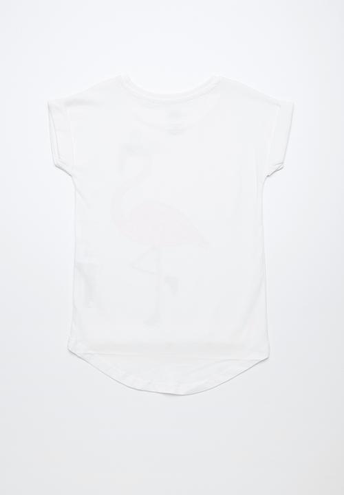 Cotton On - Penelope short sleeve roll up tee - white