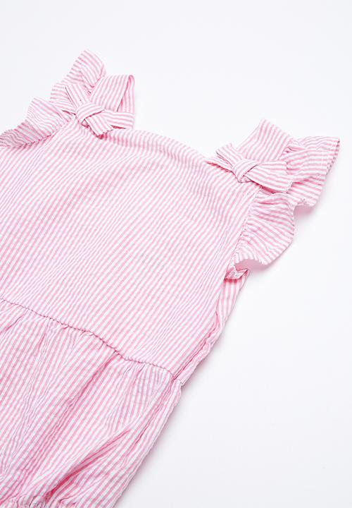 Cotton On - Baby brigitte bow tie playsuit