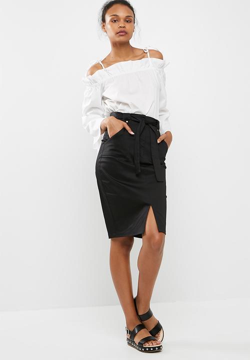 dailyfriday - Pencil skirt with belt 