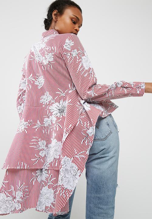 dailyfriday - Dip hem shirt