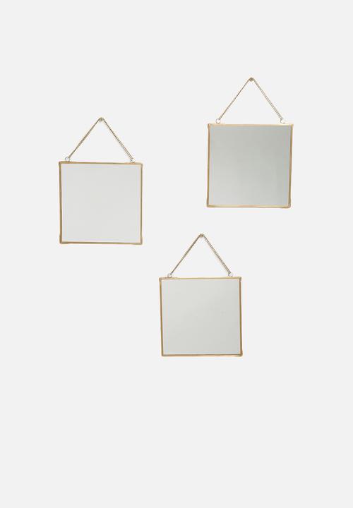 Sarah Jane - Brass mirror - gold