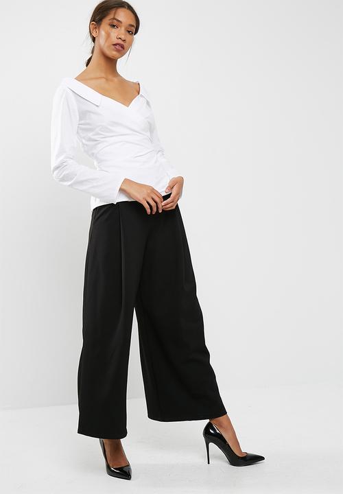 dailyfriday - Poplin wrap shirt with tie belt