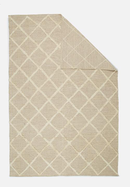 Sixth Floor - Waffle rug - beige