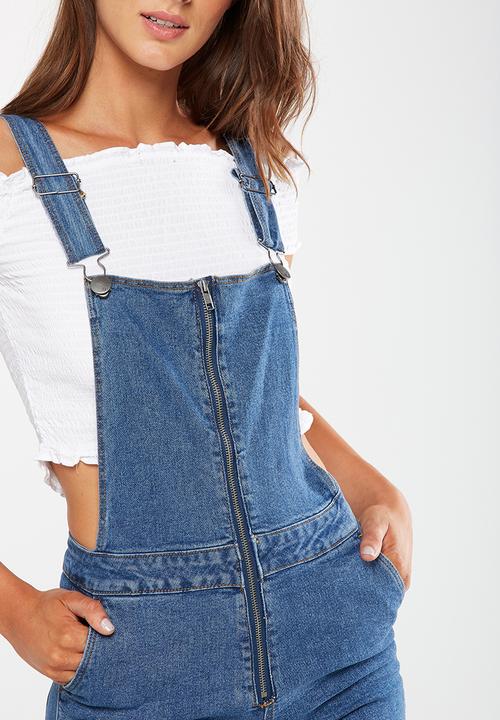 Cotton On - Cropped dungaree
