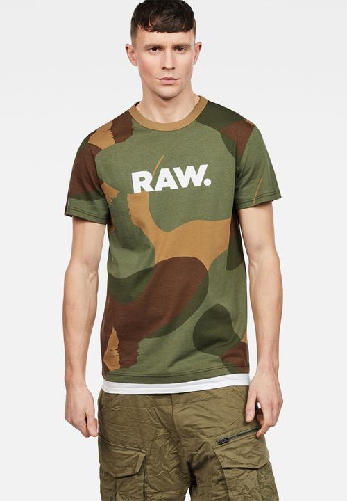 g star camo shirt