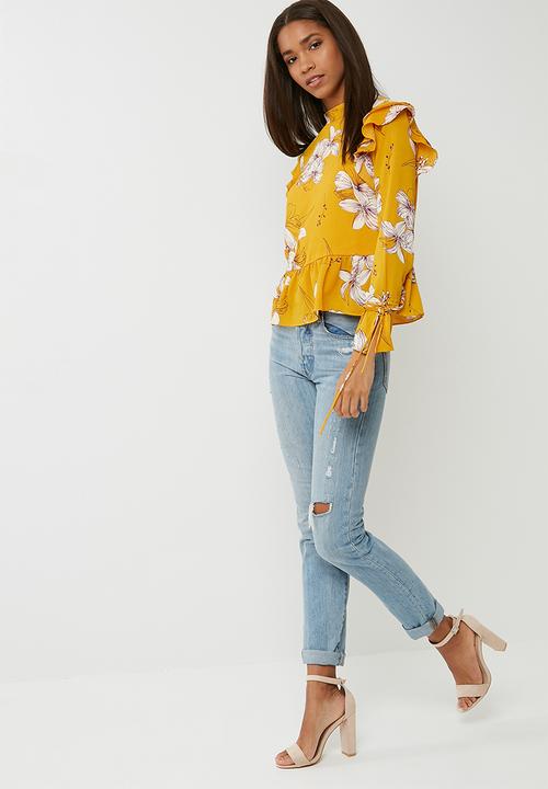 dailyfriday - Chiffon ruffle blouse