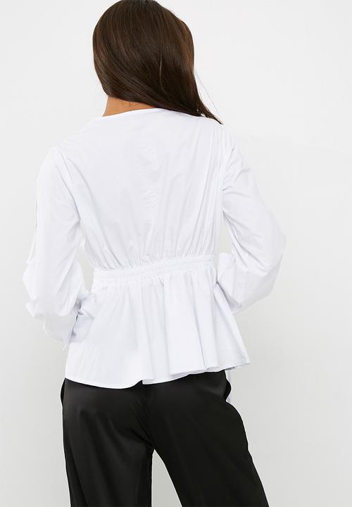 dailyfriday - Poplin blouse with ring detail 
