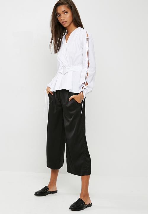 dailyfriday - Poplin blouse with ring detail 