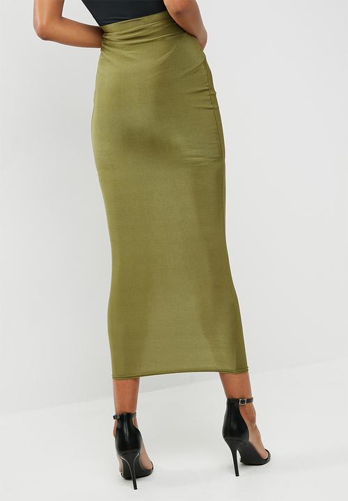 Missguided - Disco slinky skirt