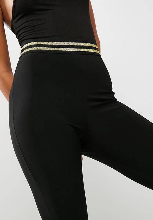 Missguided - Metallic trim legging