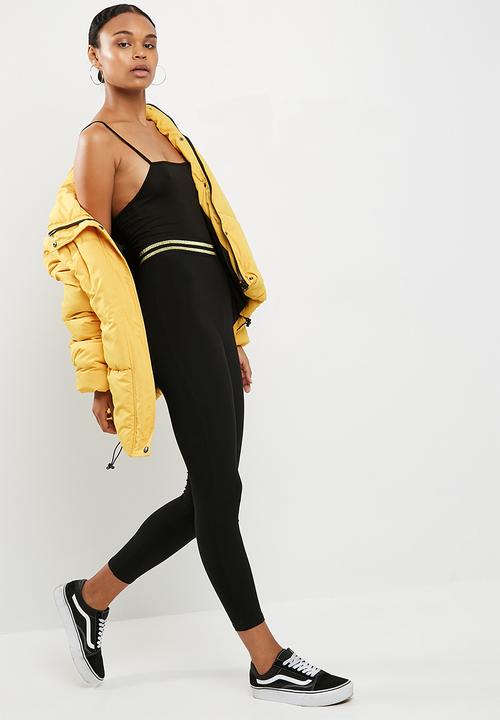 Missguided - Metallic trim legging