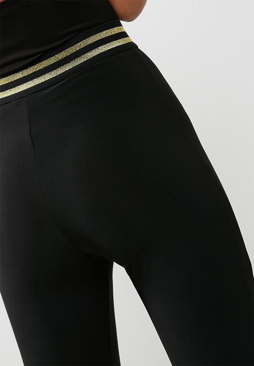 Missguided - Metallic trim legging
