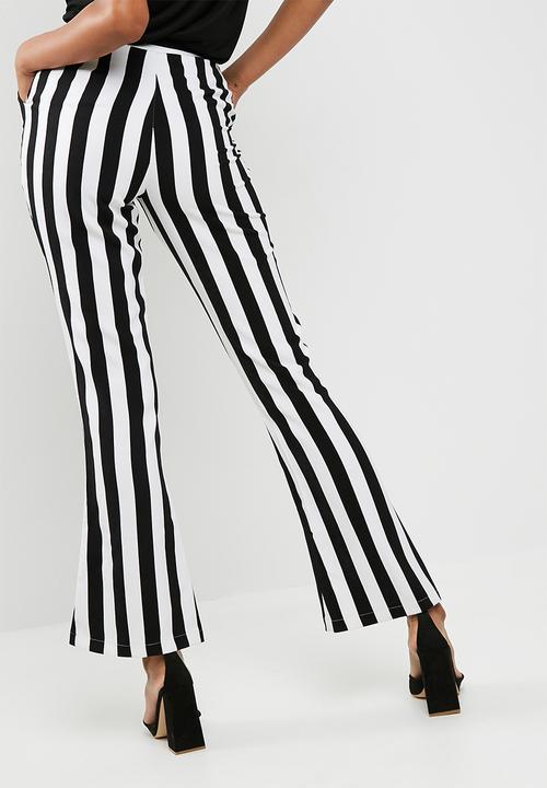 Missguided - Monochrome stripe trousers