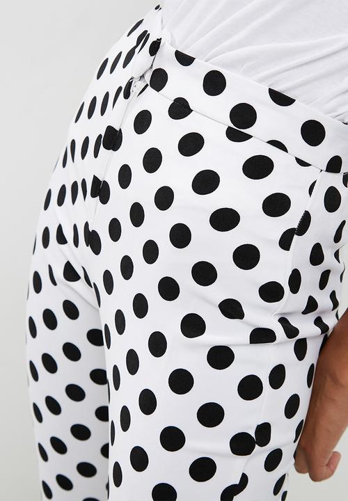 Missguided - Polka dot cigarette trouser
