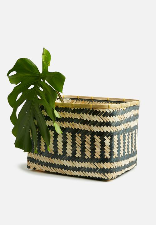Sixth Floor - Large tango bamboo basket