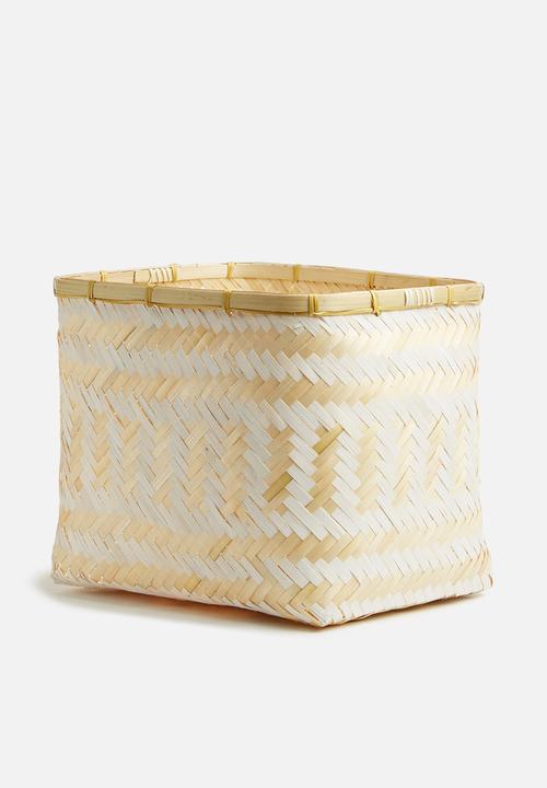 Sixth Floor - Small tango bamboo basket