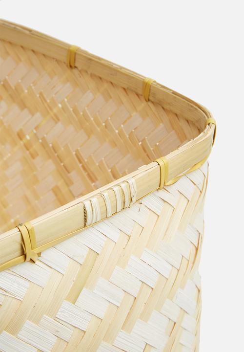 Sixth Floor - Small tango bamboo basket