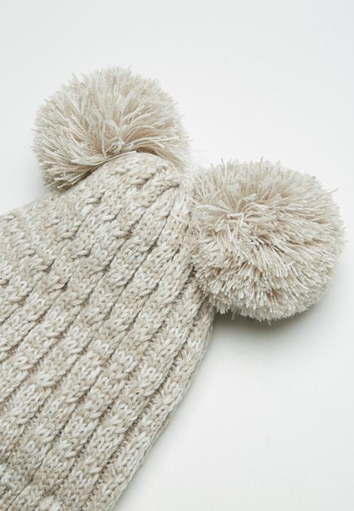 dailyfriday - Pom-pom ears beanie