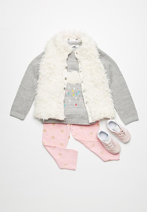 MINOTI - Faux fur gilet