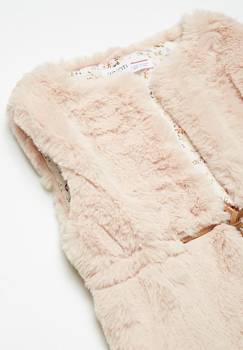 MINOTI - Faux fur gilet