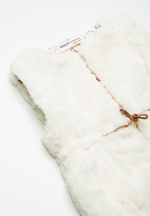 MINOTI - Faux fur gilet