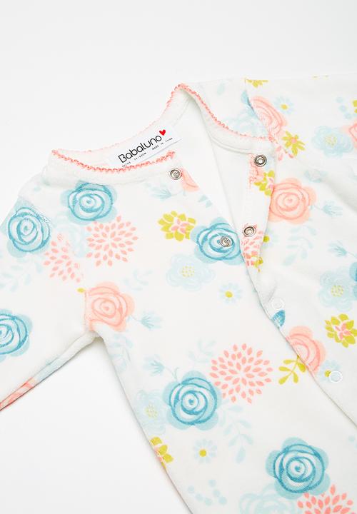 Babaluno - Velour sleepsuit