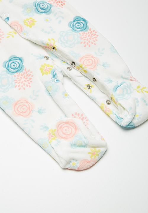 Babaluno - Velour sleepsuit