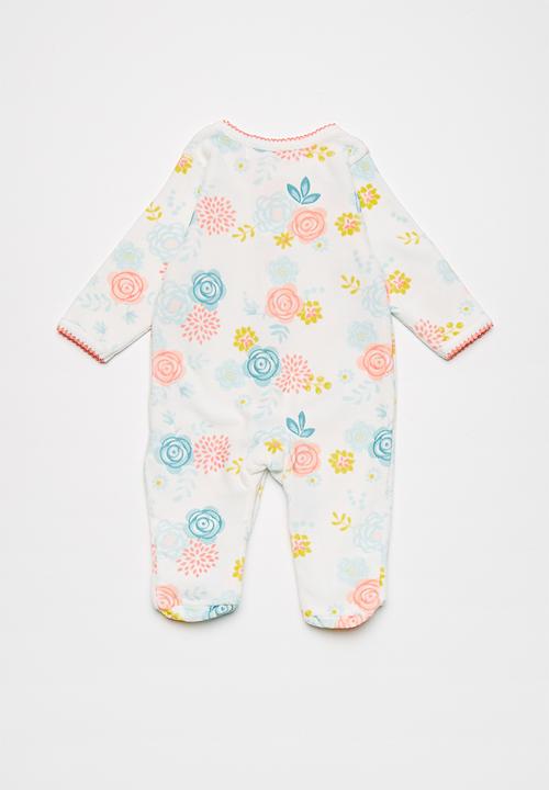 Babaluno - Velour sleepsuit