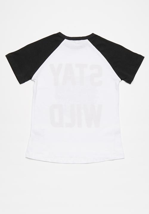 basicthread - Kids stay wild raglan tee