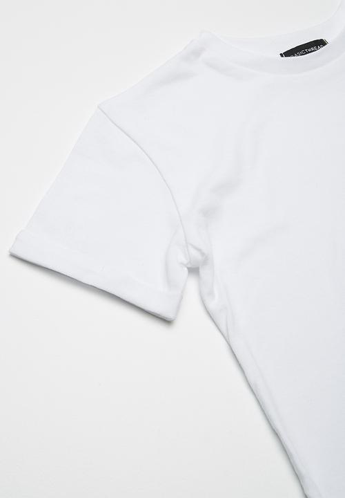 basicthread - 2-Pack longline curved hem tee