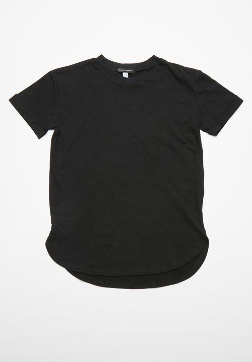 basicthread - 2-Pack longline curved hem tee