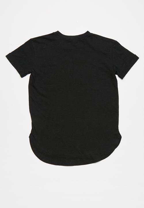 basicthread - 2-Pack longline curved hem tee