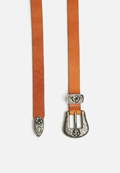 dailyfriday - Leather western loop belt